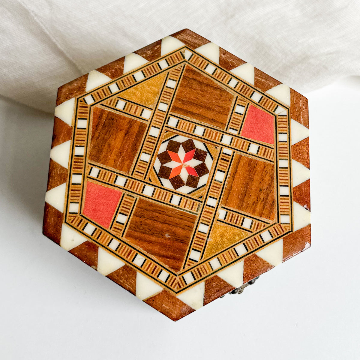 Wooden Inlaid Box