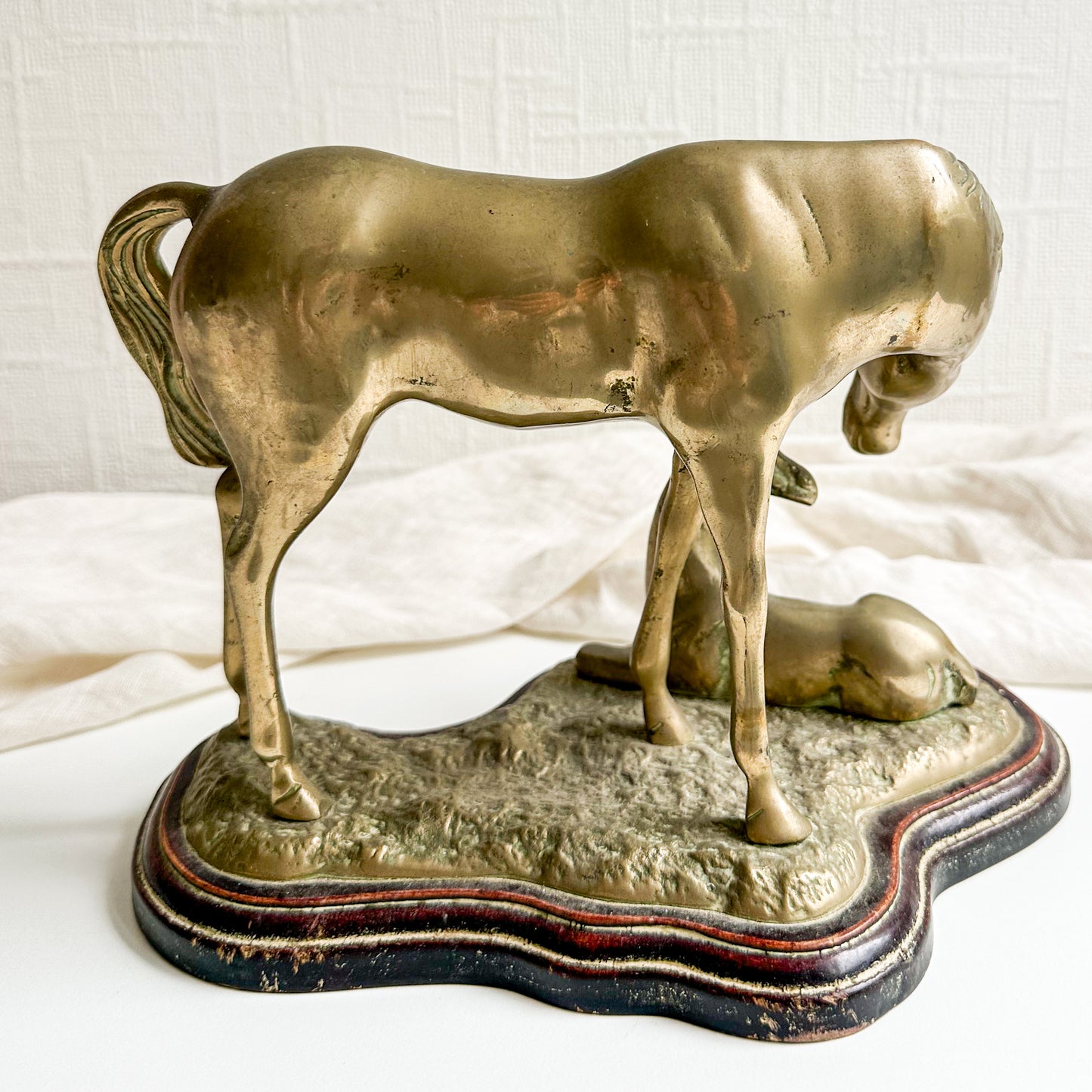 Brass Horse Statue