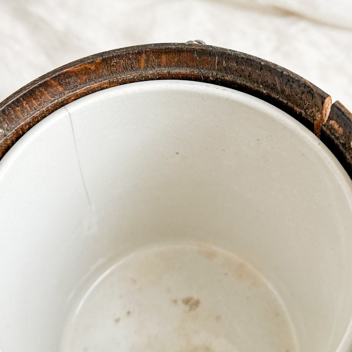 Oak Biscuit Barrel