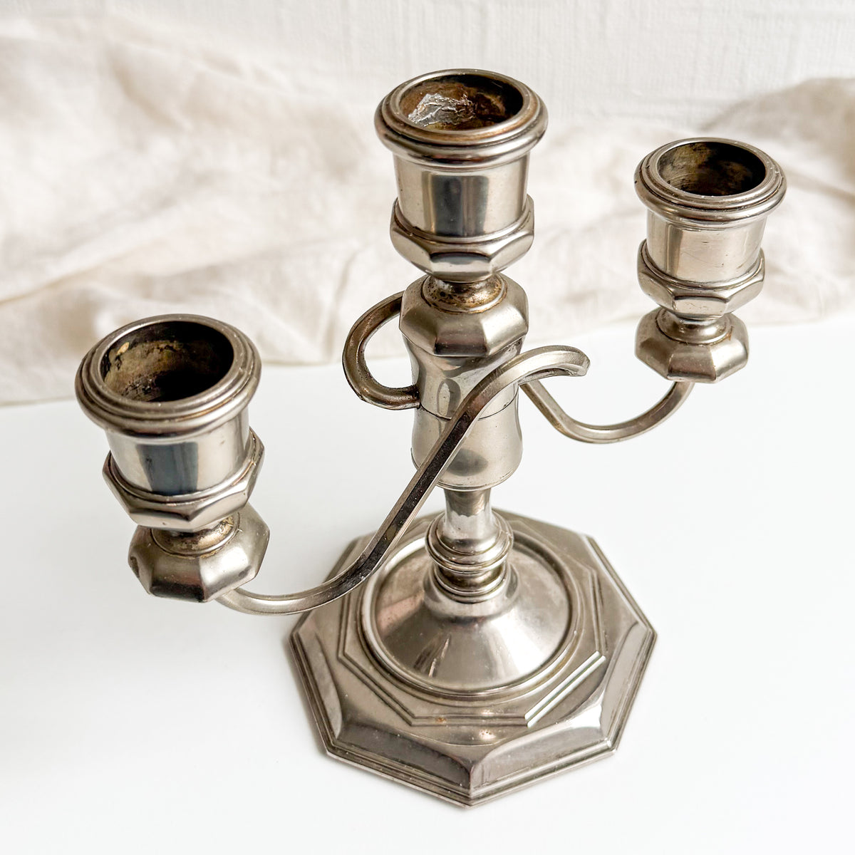 Three-Arm Candle Holder