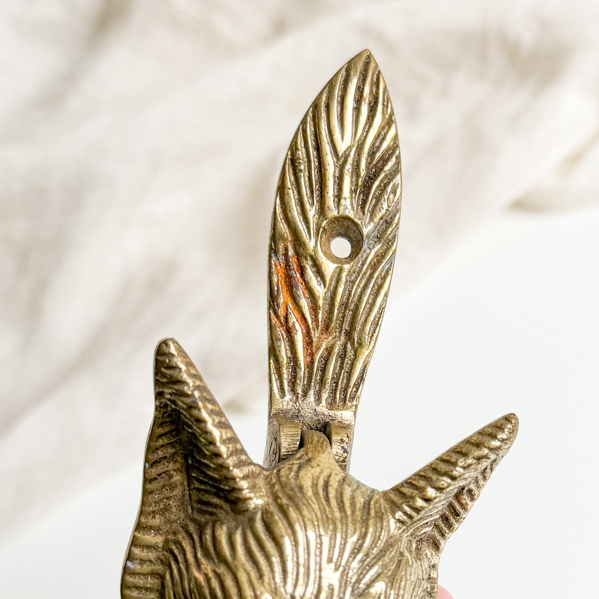 Brass Fox Door Knocker