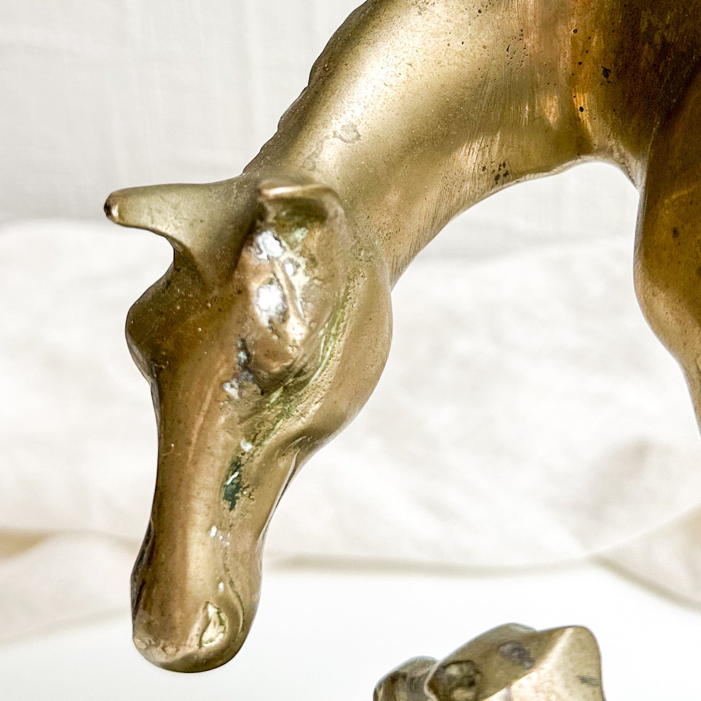 Brass Horse Statue