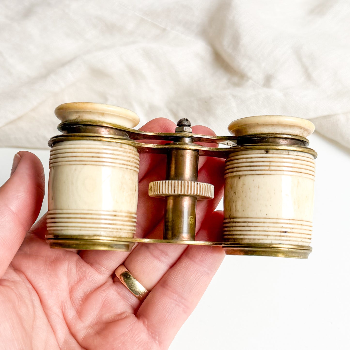 Bone & Brass Opera Glasses
