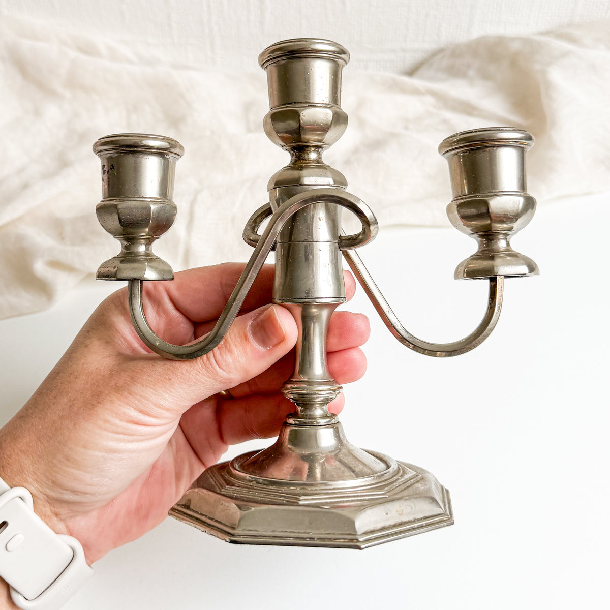 Three-Arm Candle Holder