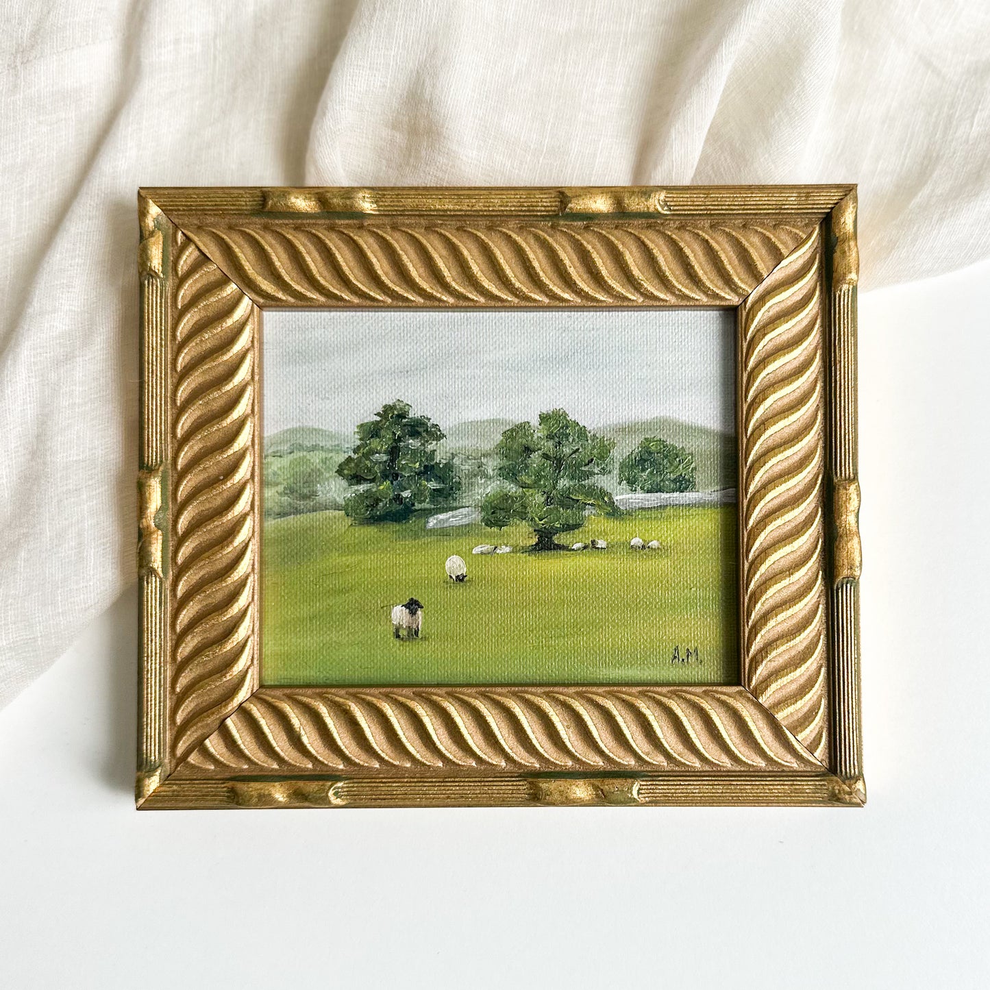 “Peaceful Pasture” - Original Oil Painting