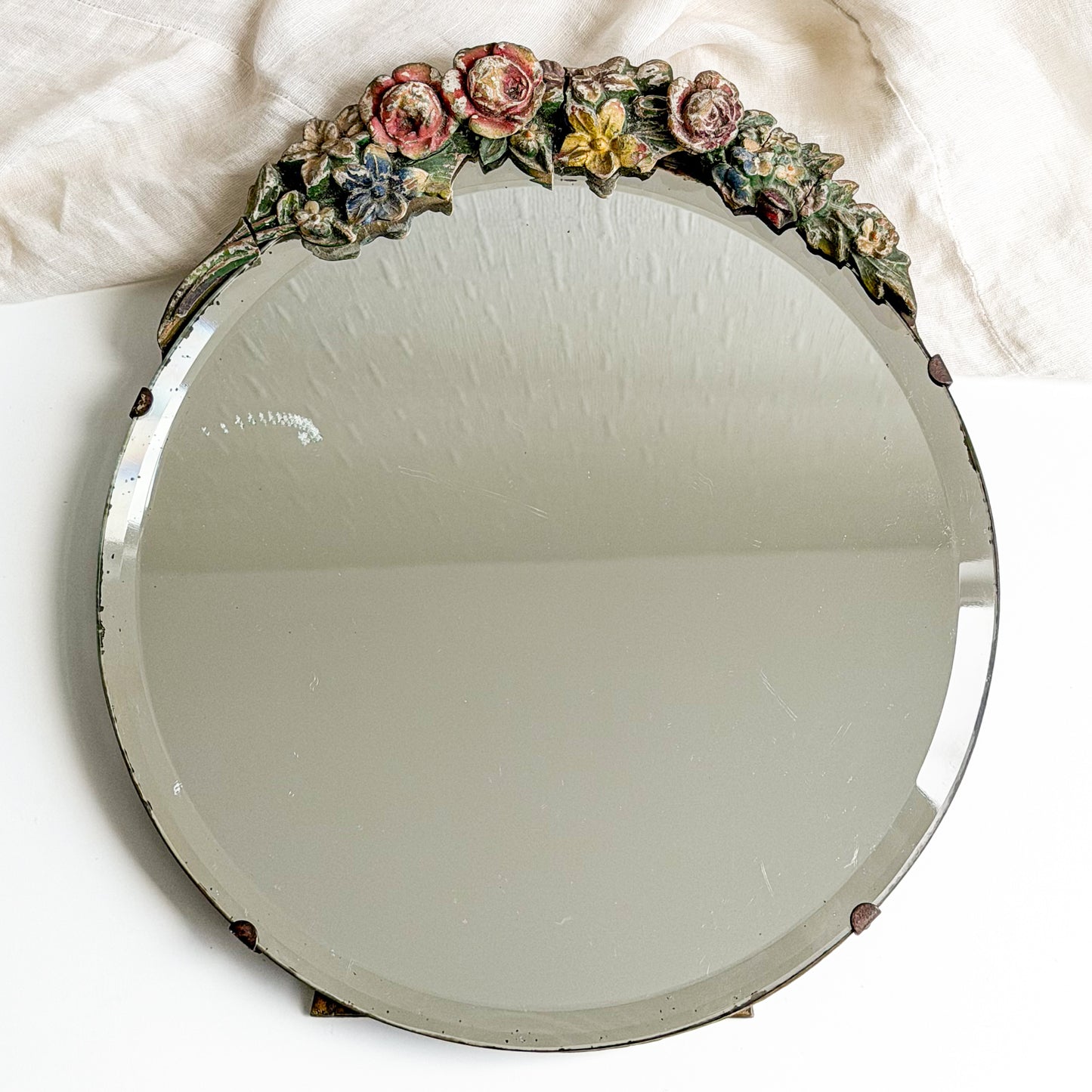 Ornate Barbola Table Mirror