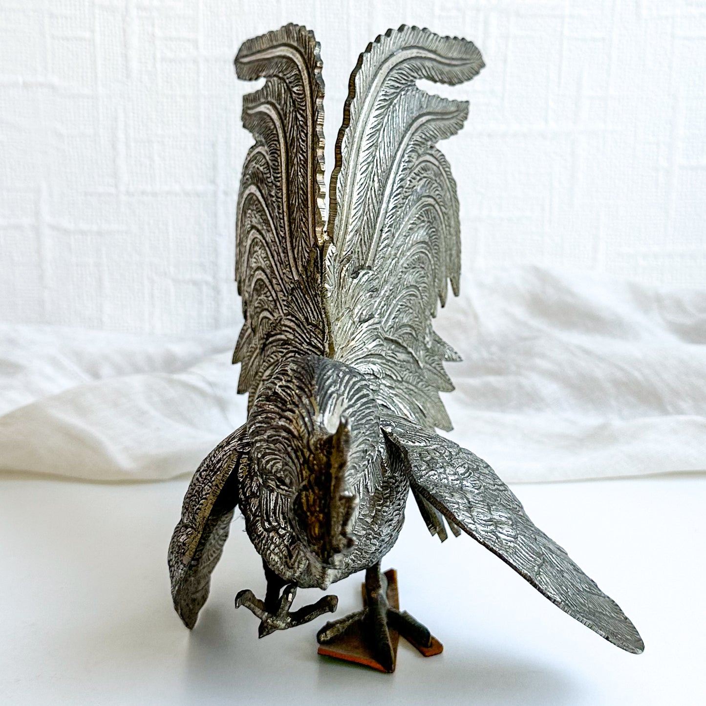 Metal Rooster Figurine