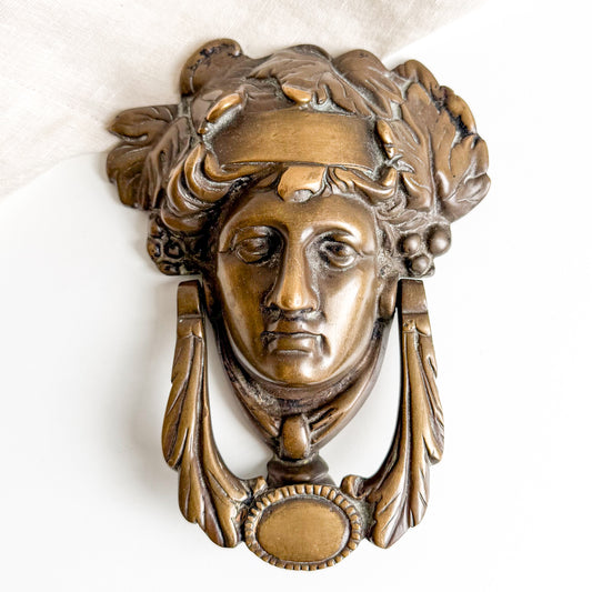 Art Nouveau Brass Door Knocker