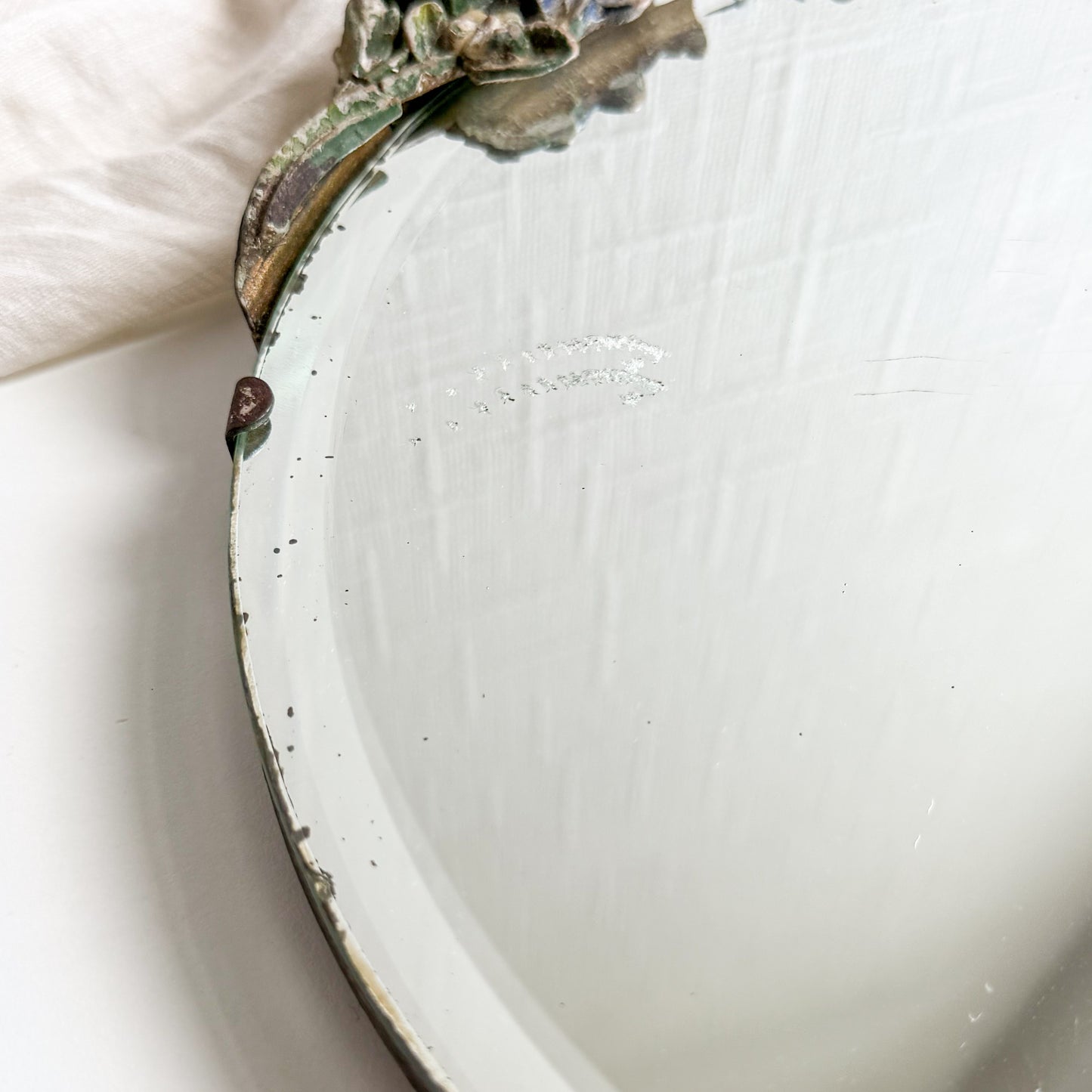 Ornate Barbola Table Mirror