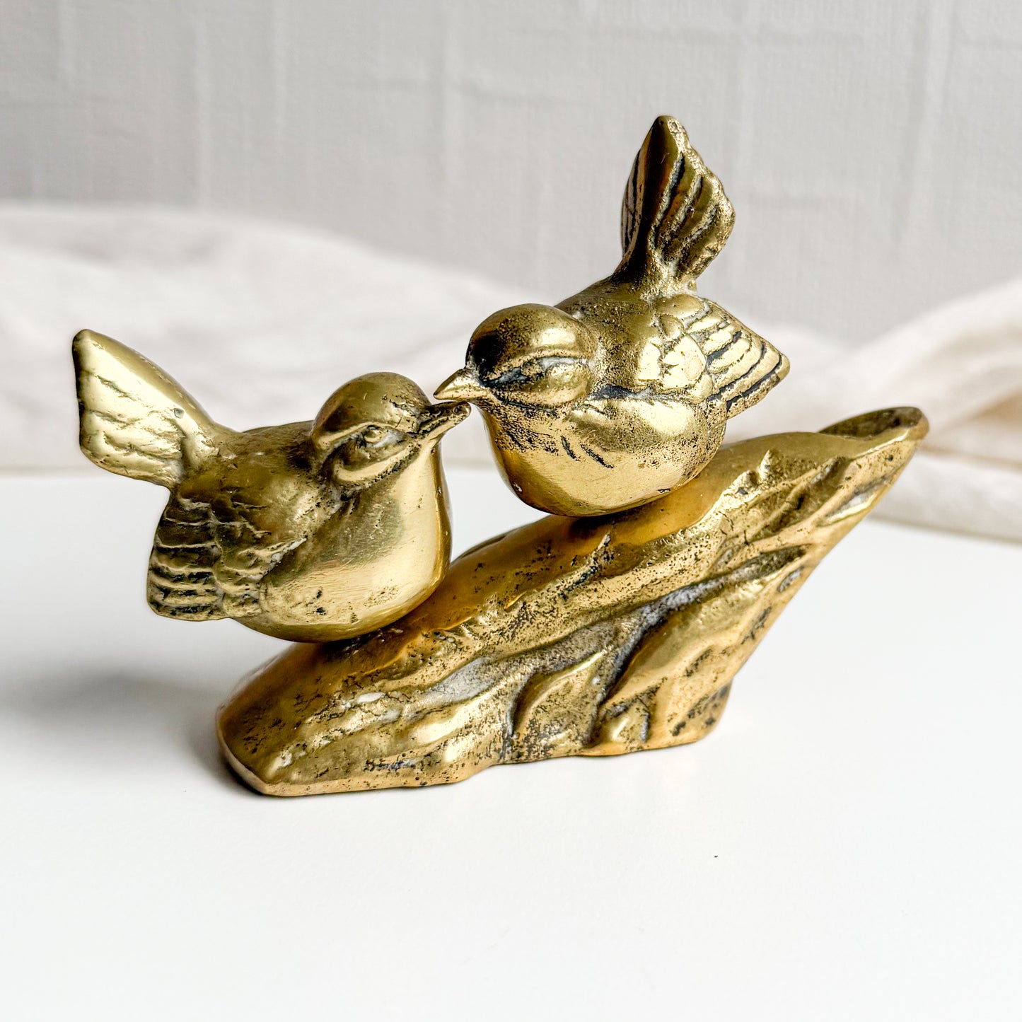Brass Bird Figurine