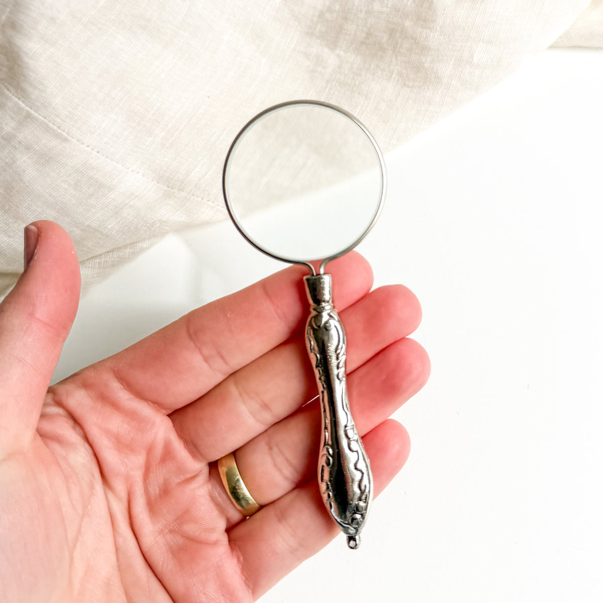 Magnifying Glass with Ornate Handle