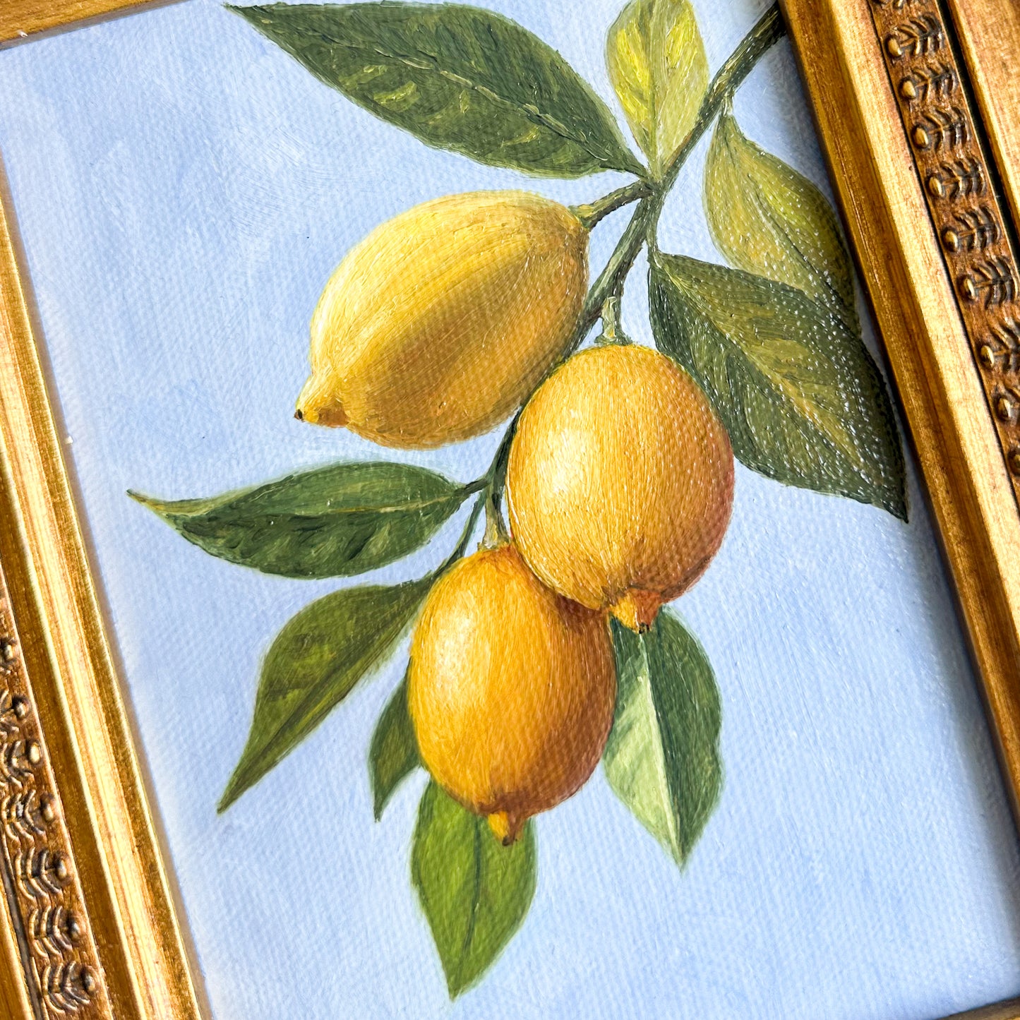 “Lemon Branch” - Original Oil Painting