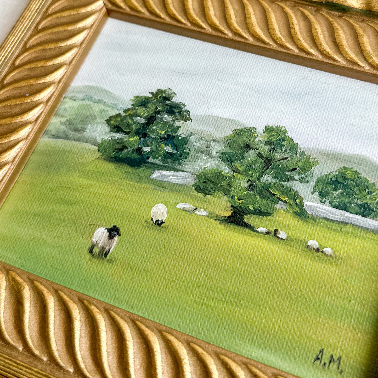 “Peaceful Pasture” - Original Oil Painting