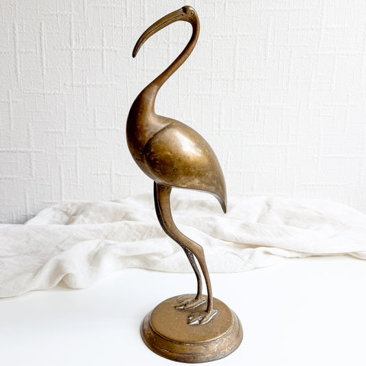 Tall Brass Bird