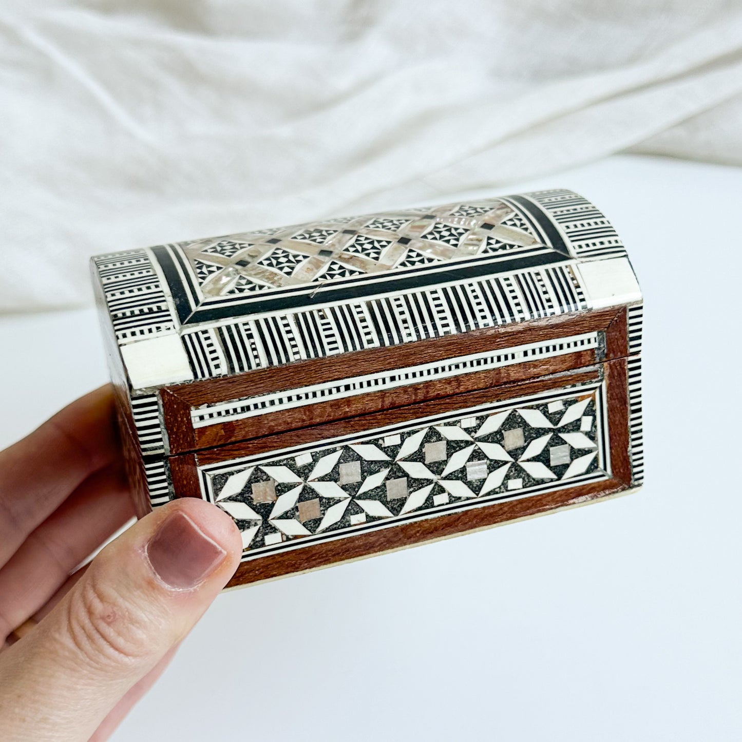 Small Wooden Inlaid Box