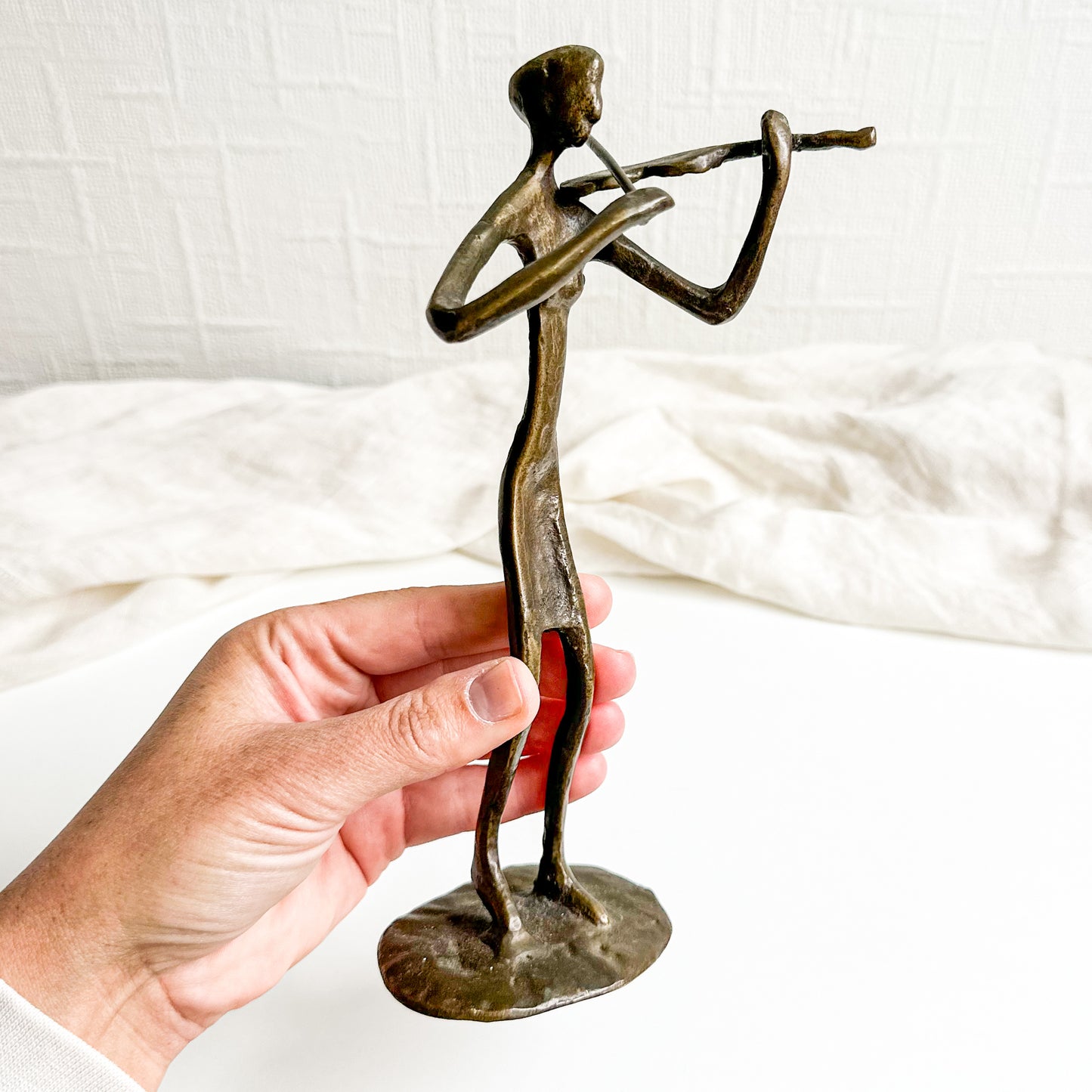 Violinist Bronze Statue