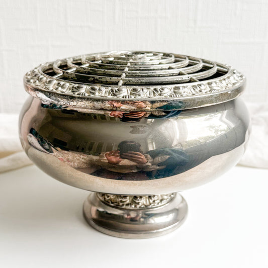 Silver Plated Rose Bowl