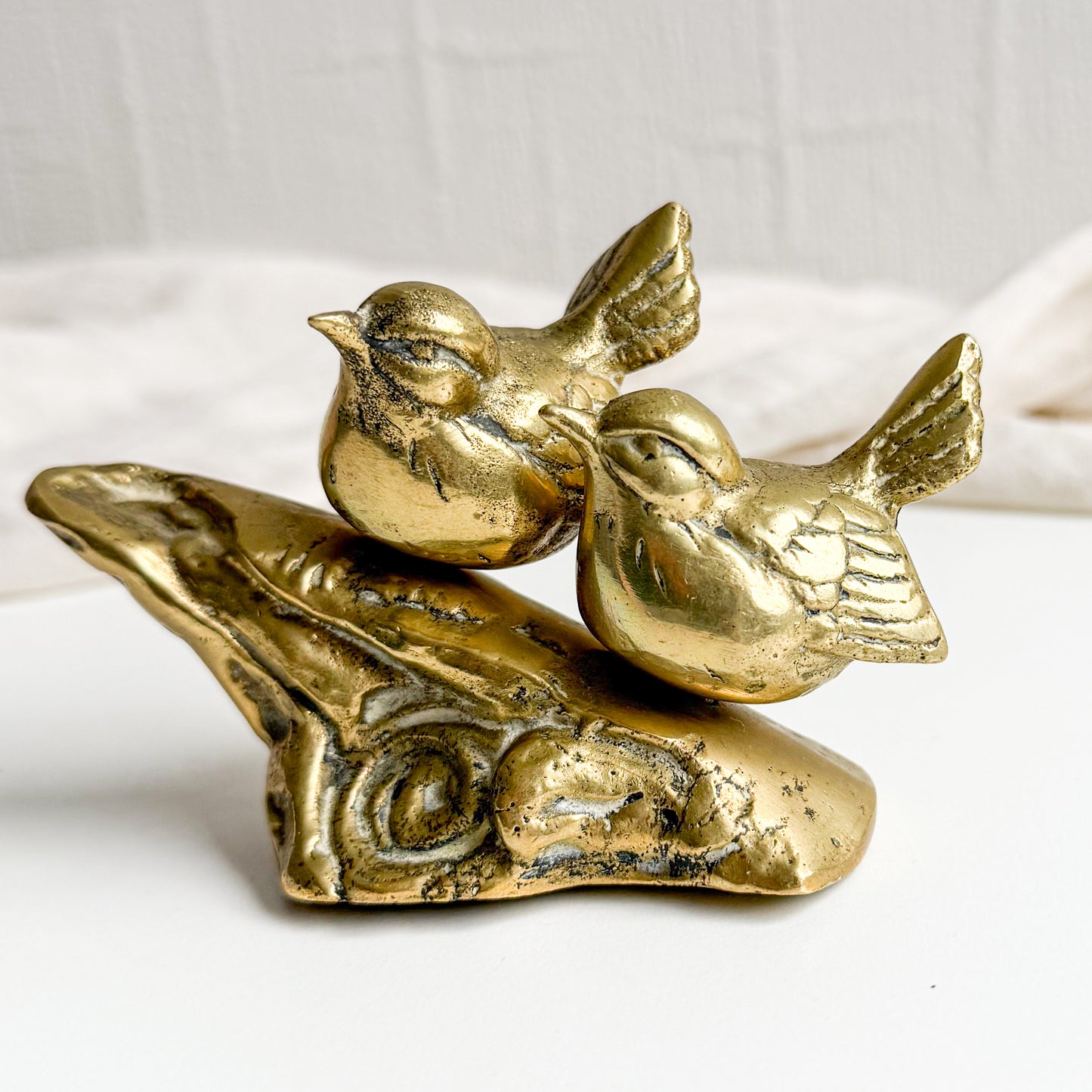 Brass Bird Figurine