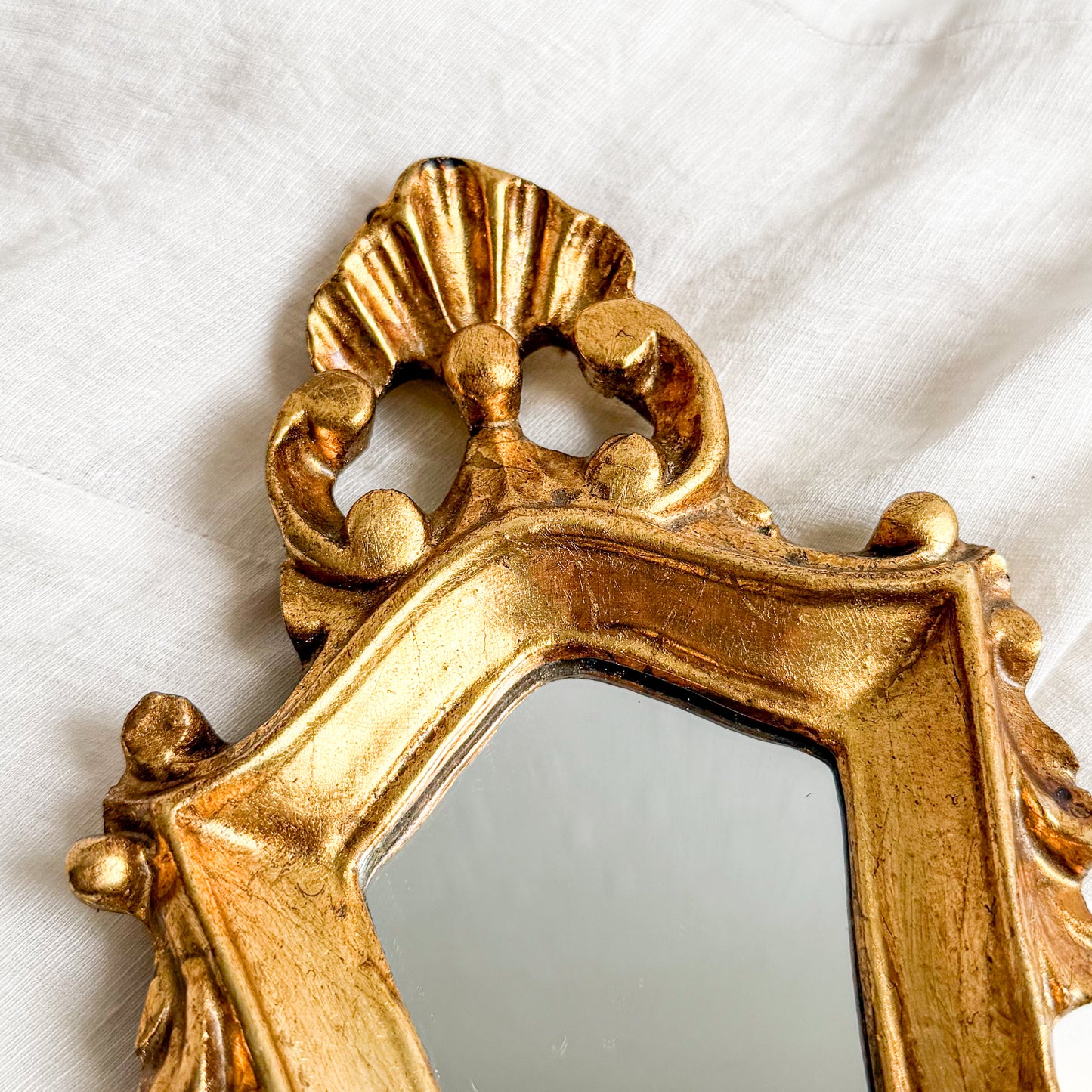 Small Italian Florentine Mirror