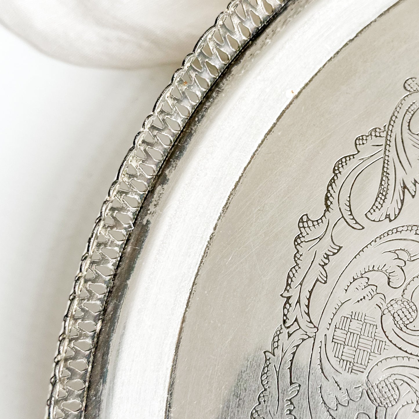 Silver Plated Tray on Legs
