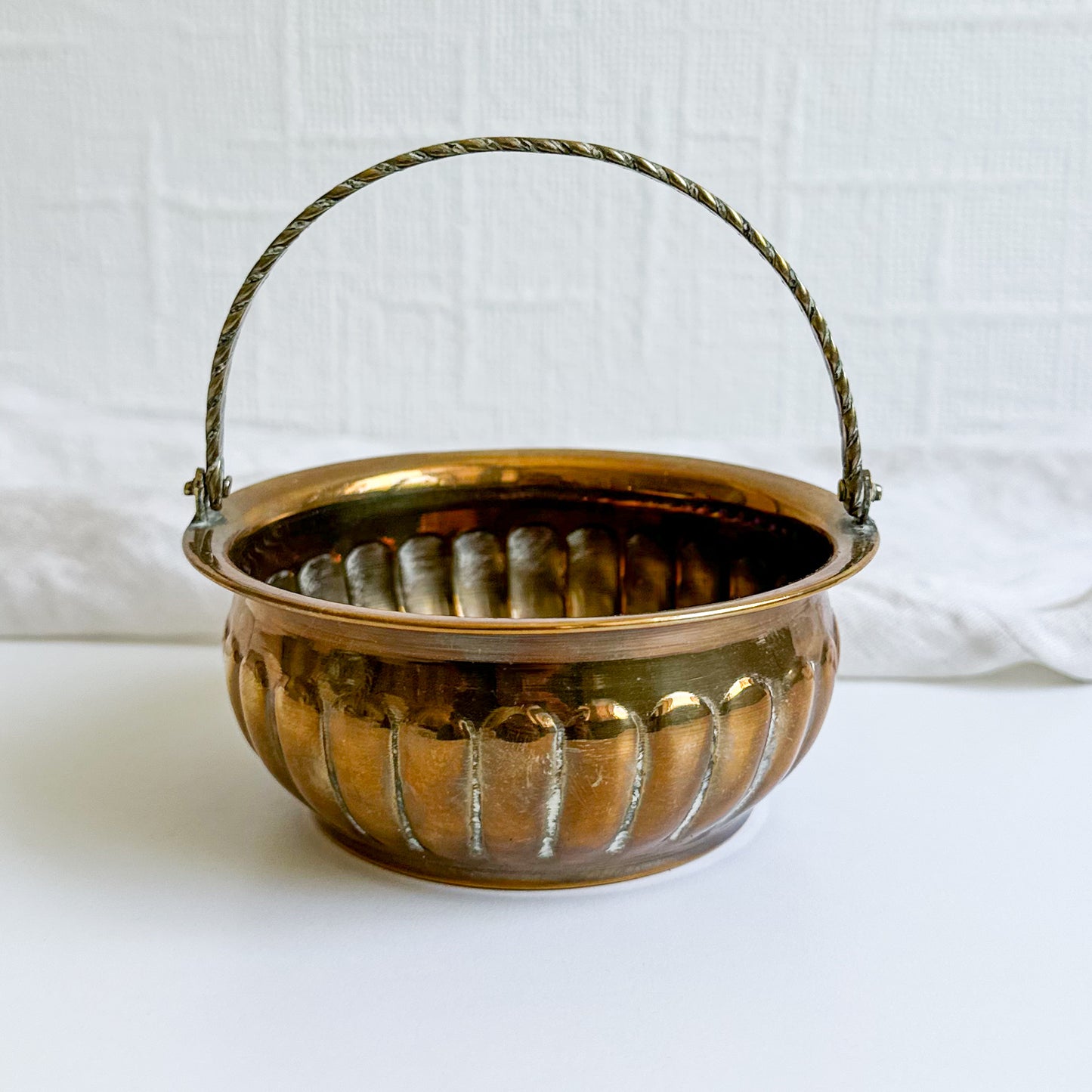 Brass Trinket Bowl / Basket