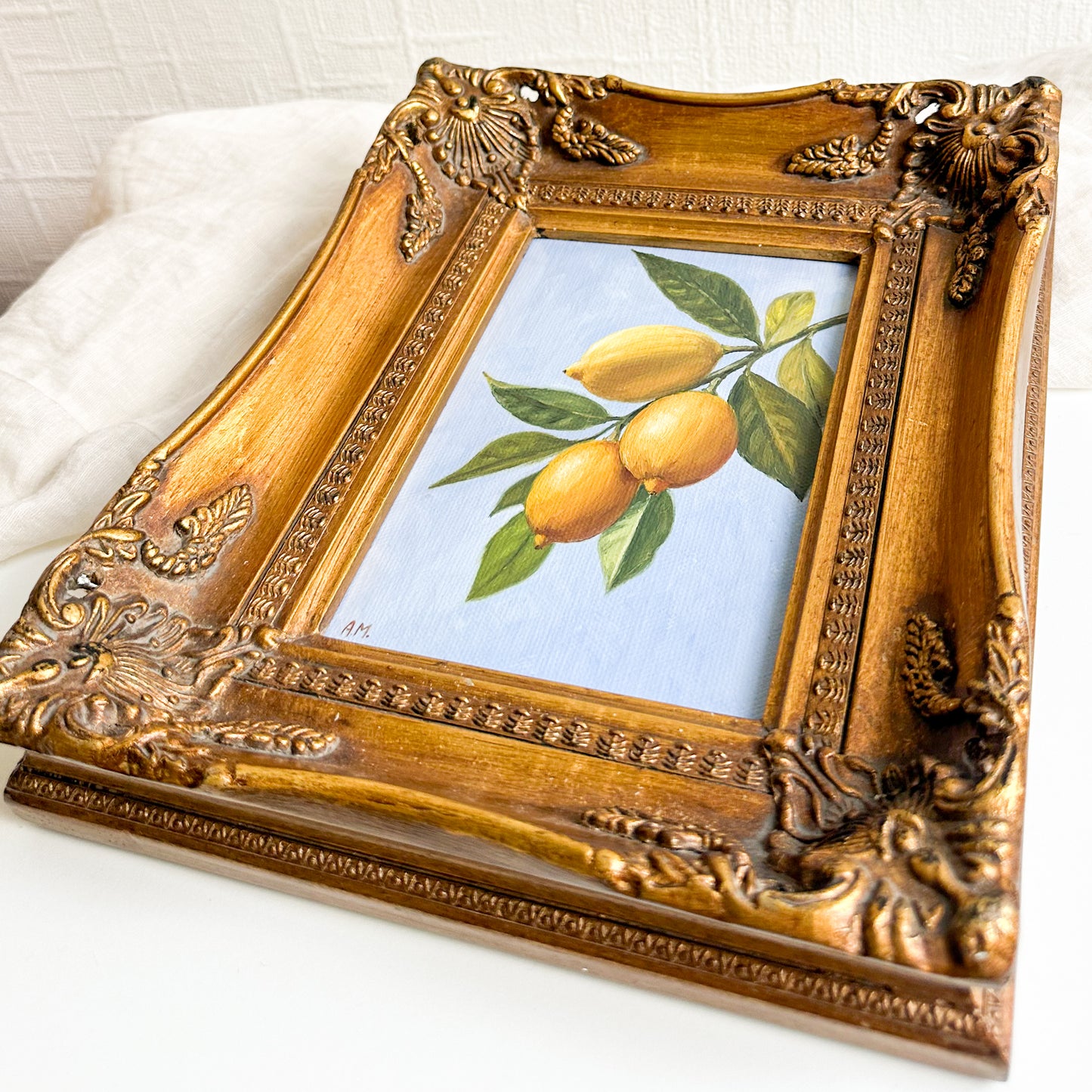 “Lemon Branch” - Original Oil Painting