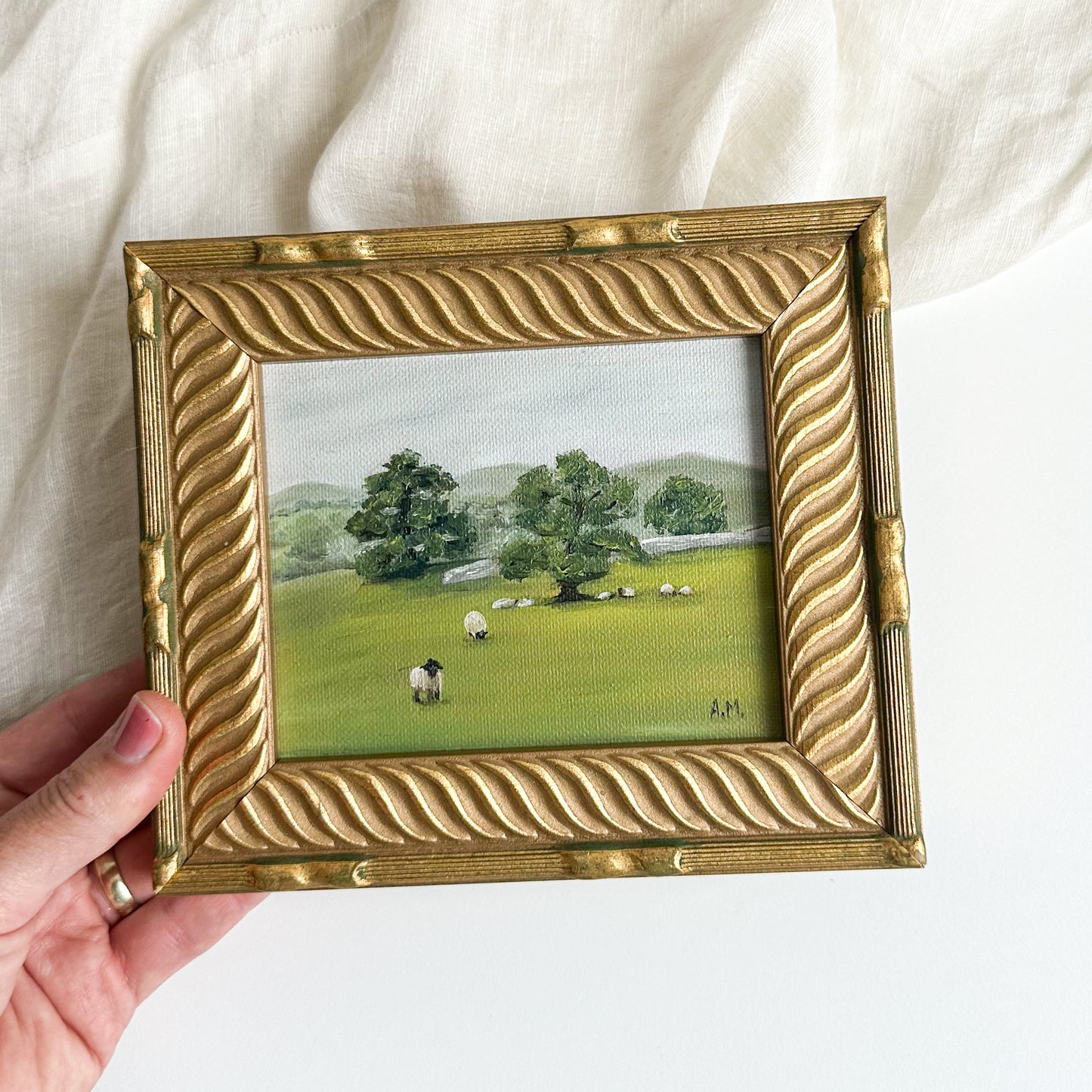“Peaceful Pasture” - Original Oil Painting