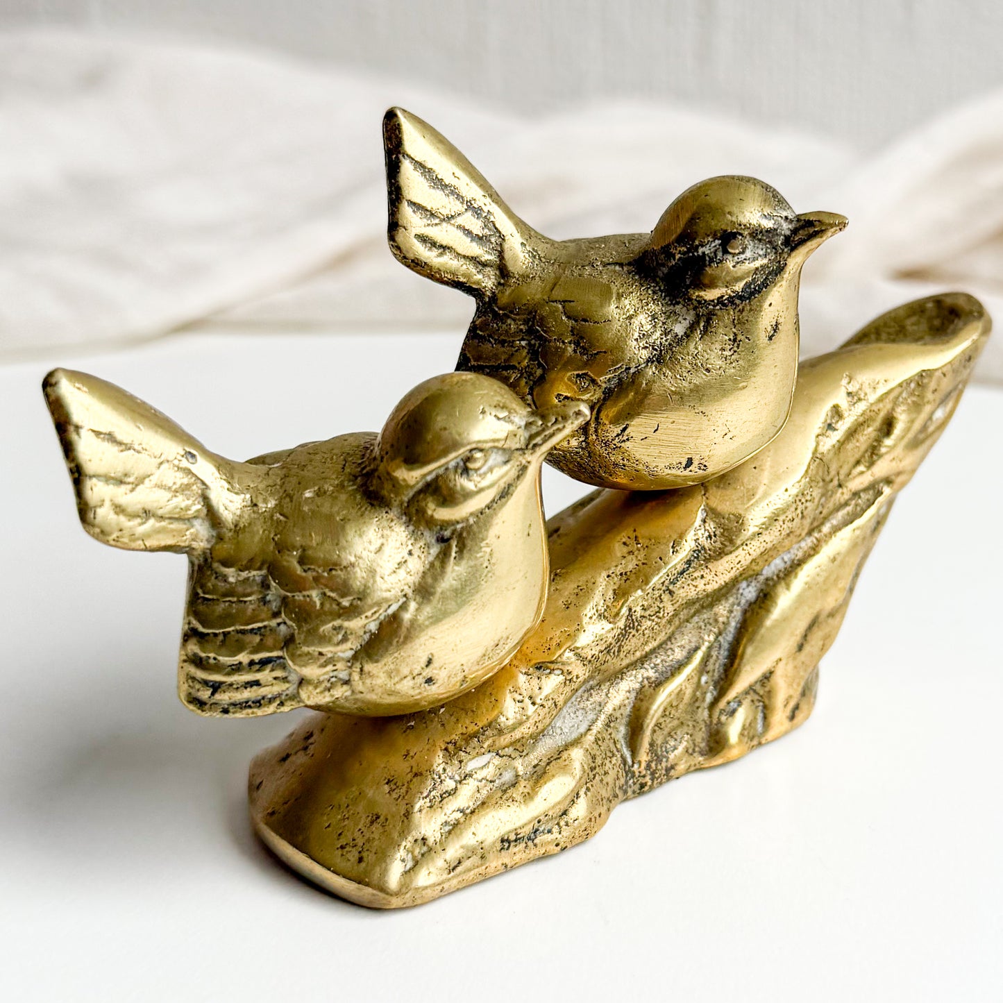 Brass Bird Figurine