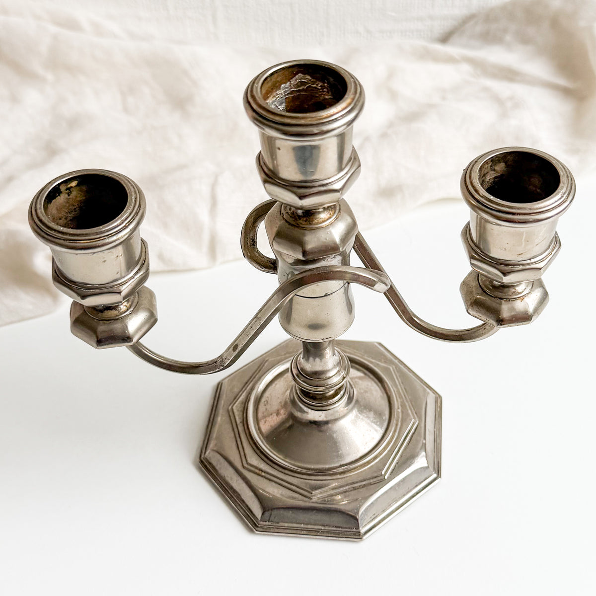 Three-Arm Candle Holder