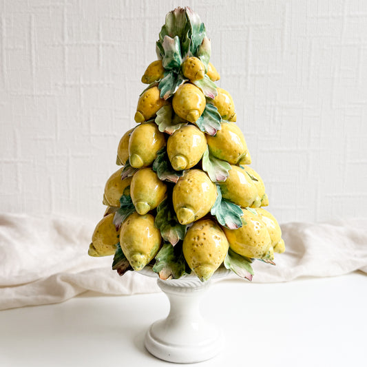 Capodimonte Ceramic Lemon Topiary