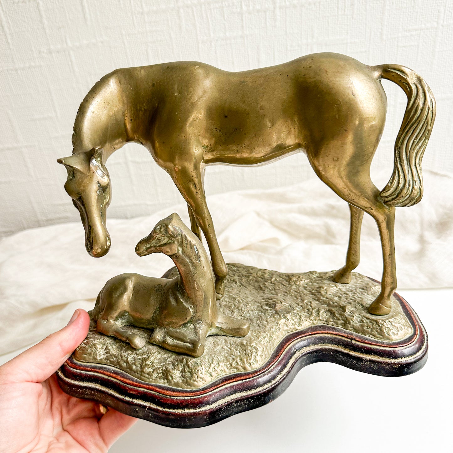 Brass Horse Statue