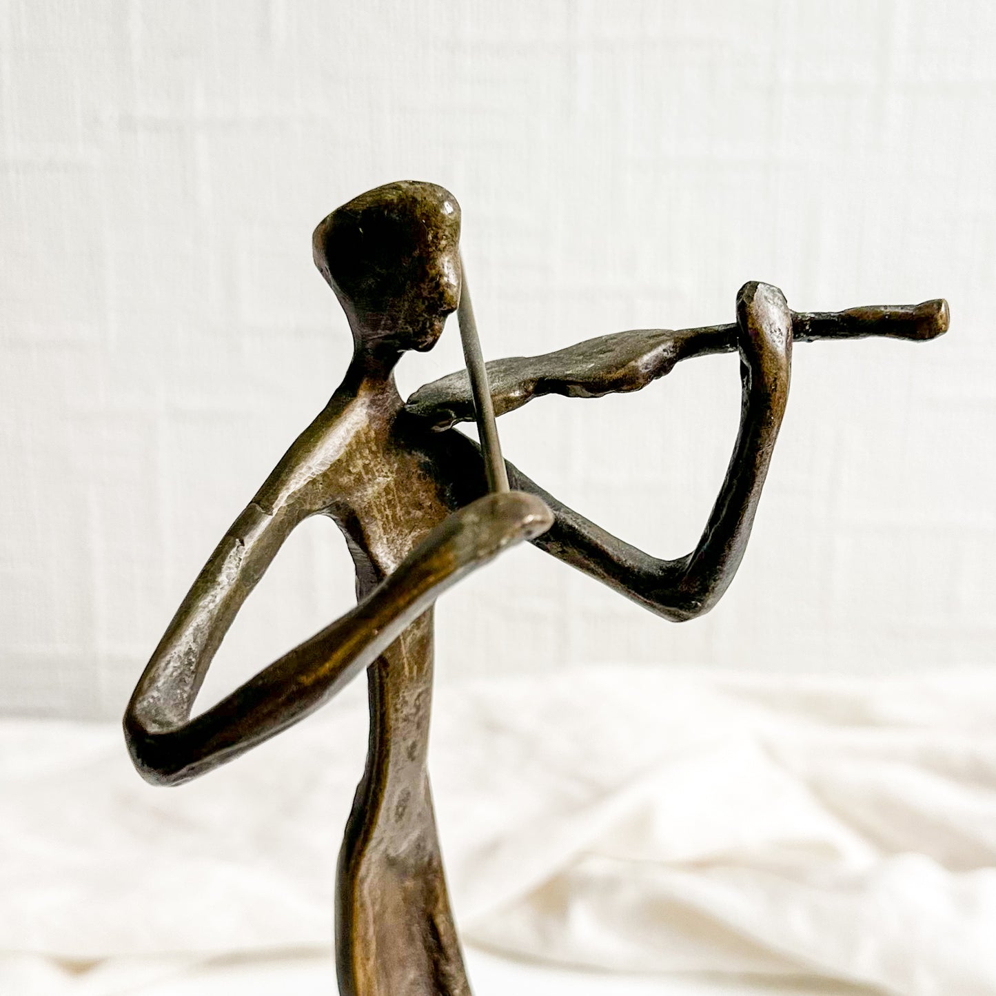 Violinist Bronze Statue