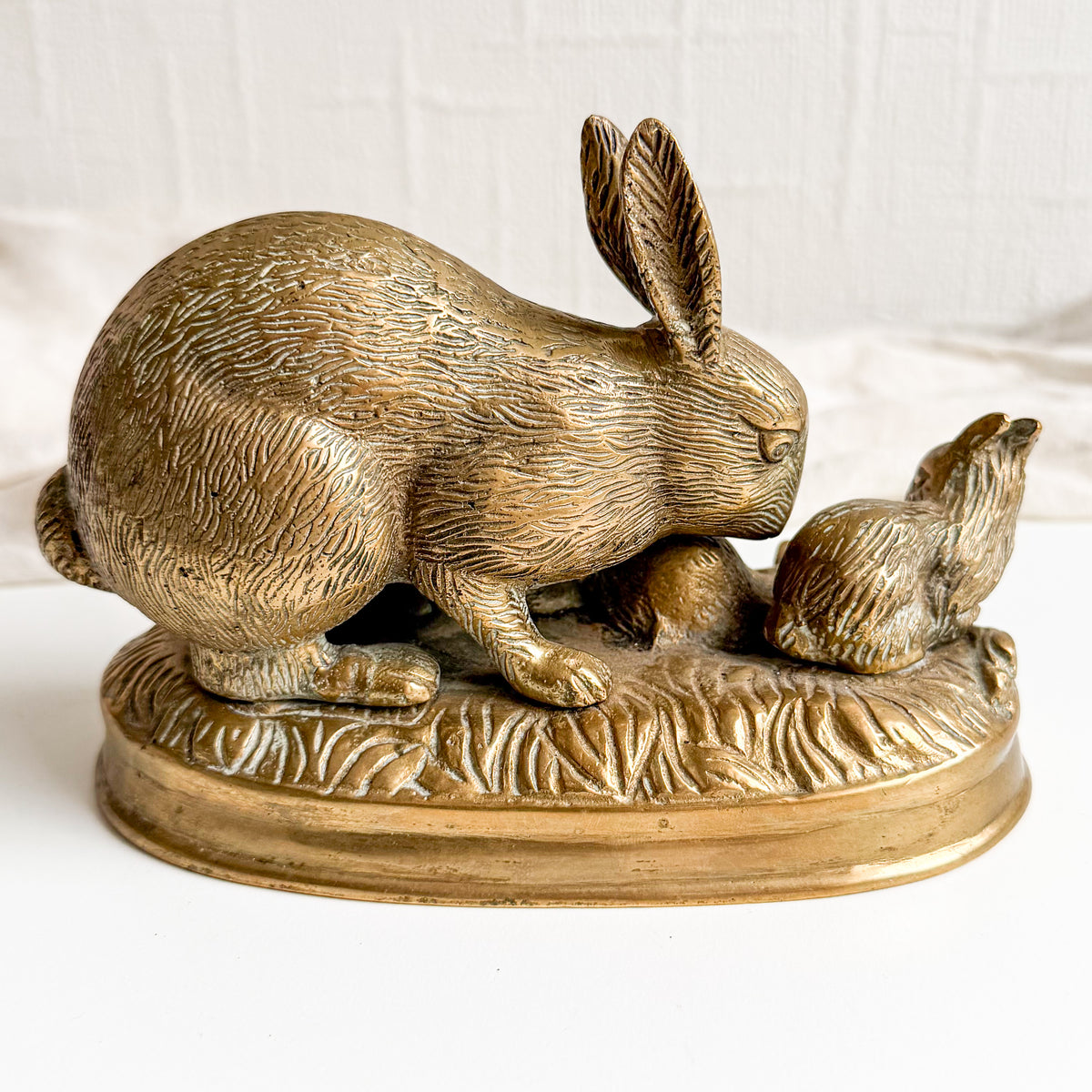 Brass Rabbit Figurine