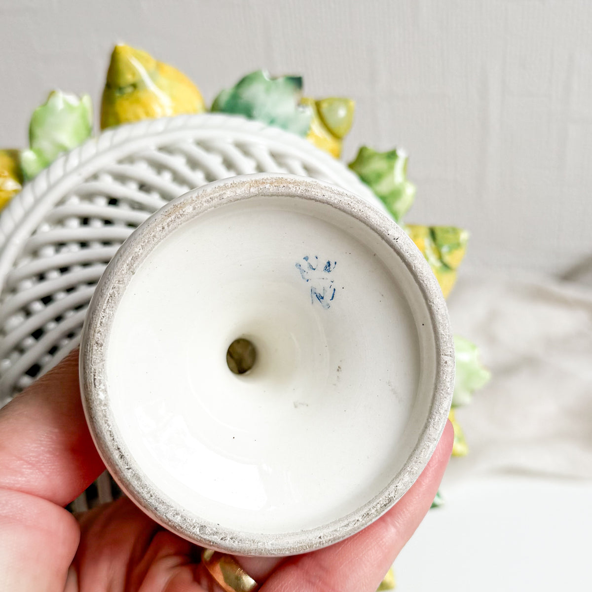 Capodimonte Ceramic Lemon Topiary