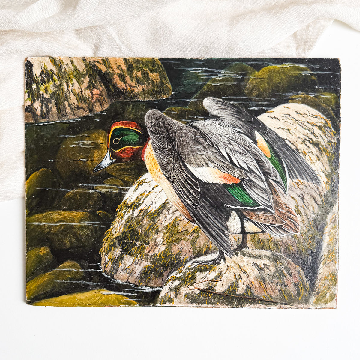 Unframed Duck Painting
