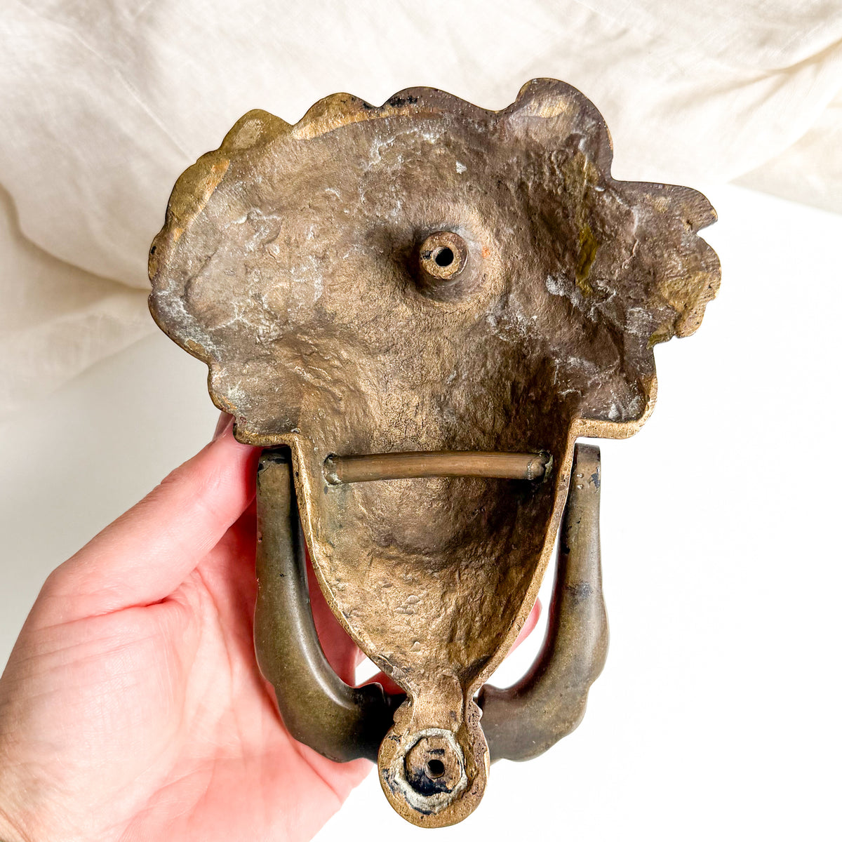 Art Nouveau Brass Door Knocker