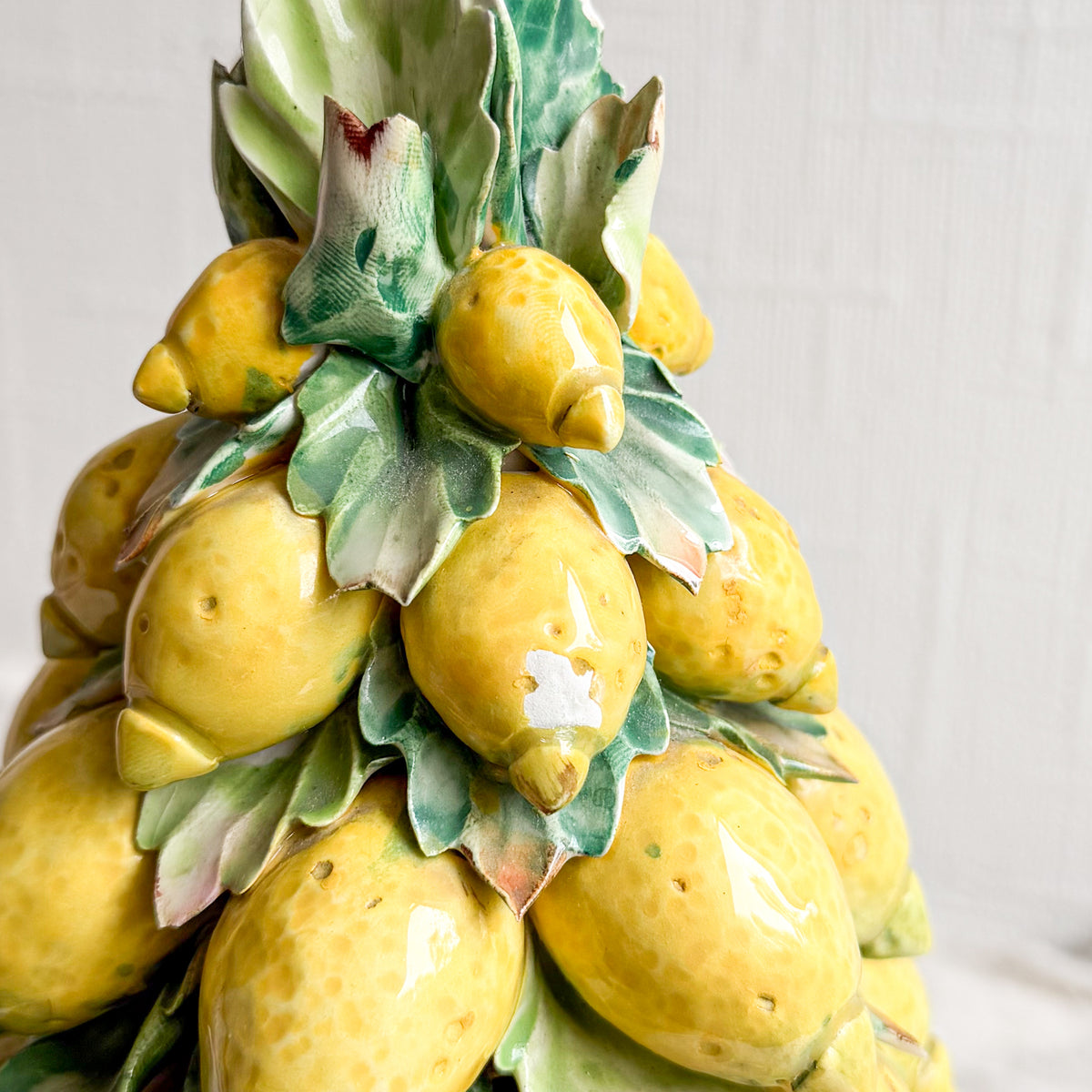 Capodimonte Ceramic Lemon Topiary