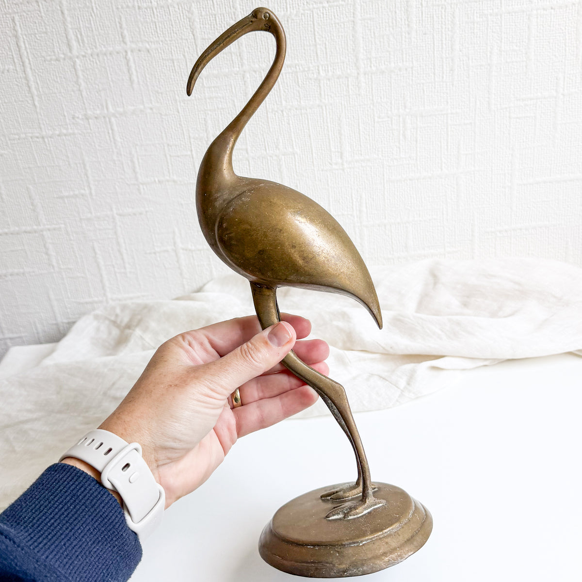 Tall Brass Bird