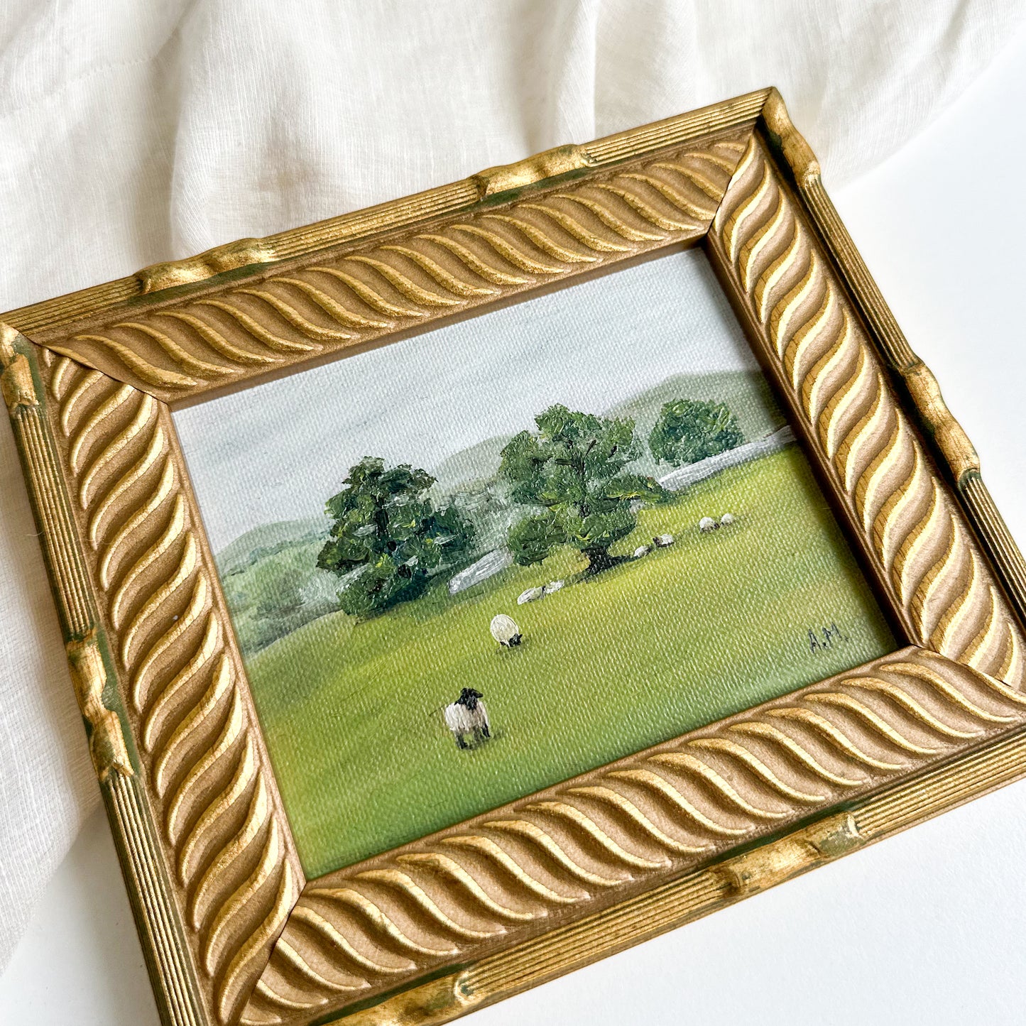 “Peaceful Pasture” - Original Oil Painting