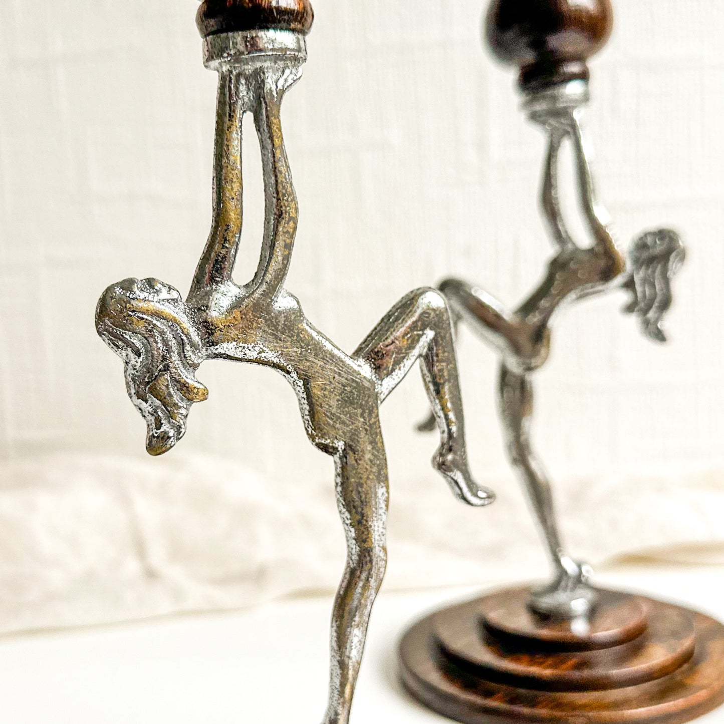 Pair of Art Deco Candlesticks