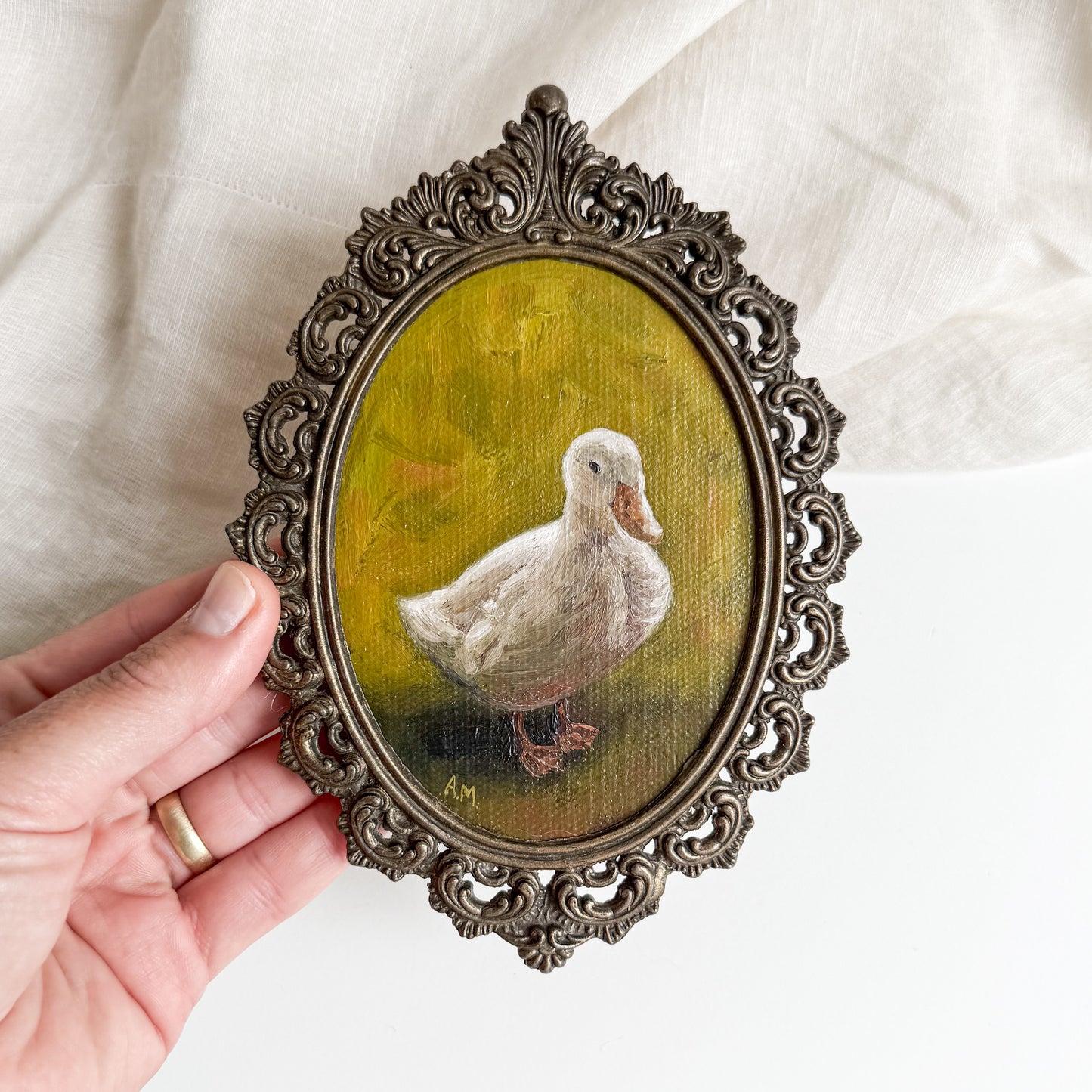 Day 1 - “Cute White Duck”