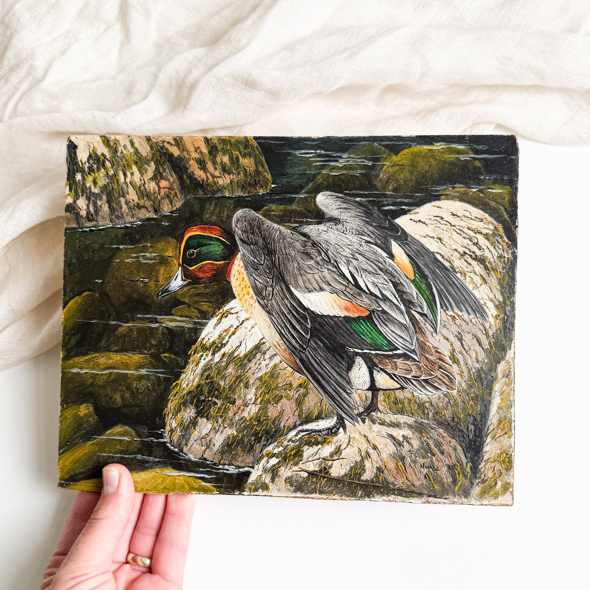 Unframed Duck Painting