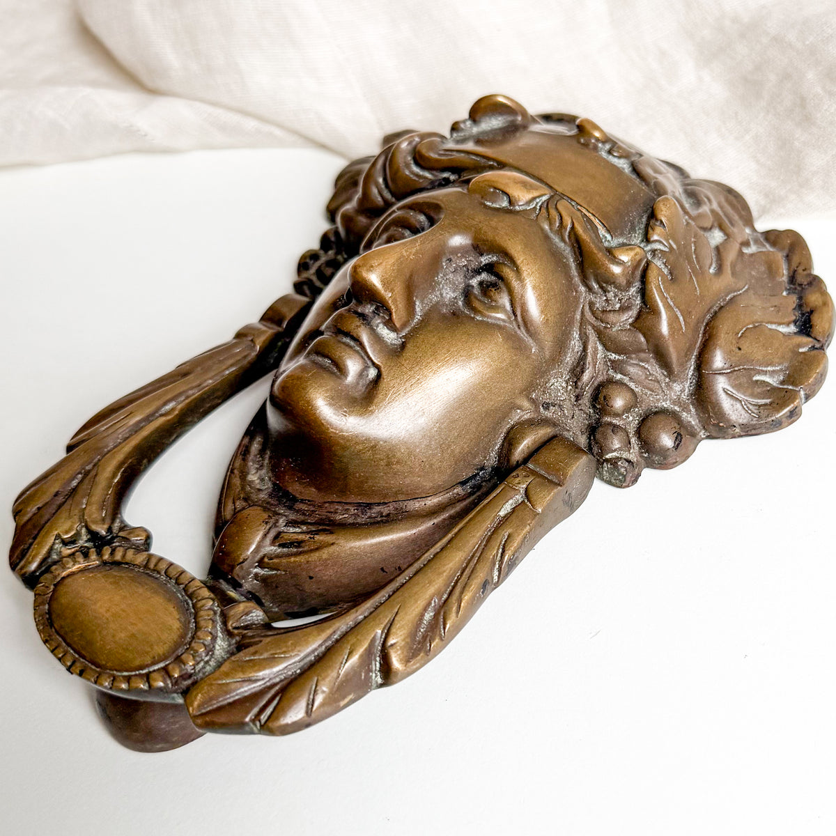 Art Nouveau Brass Door Knocker