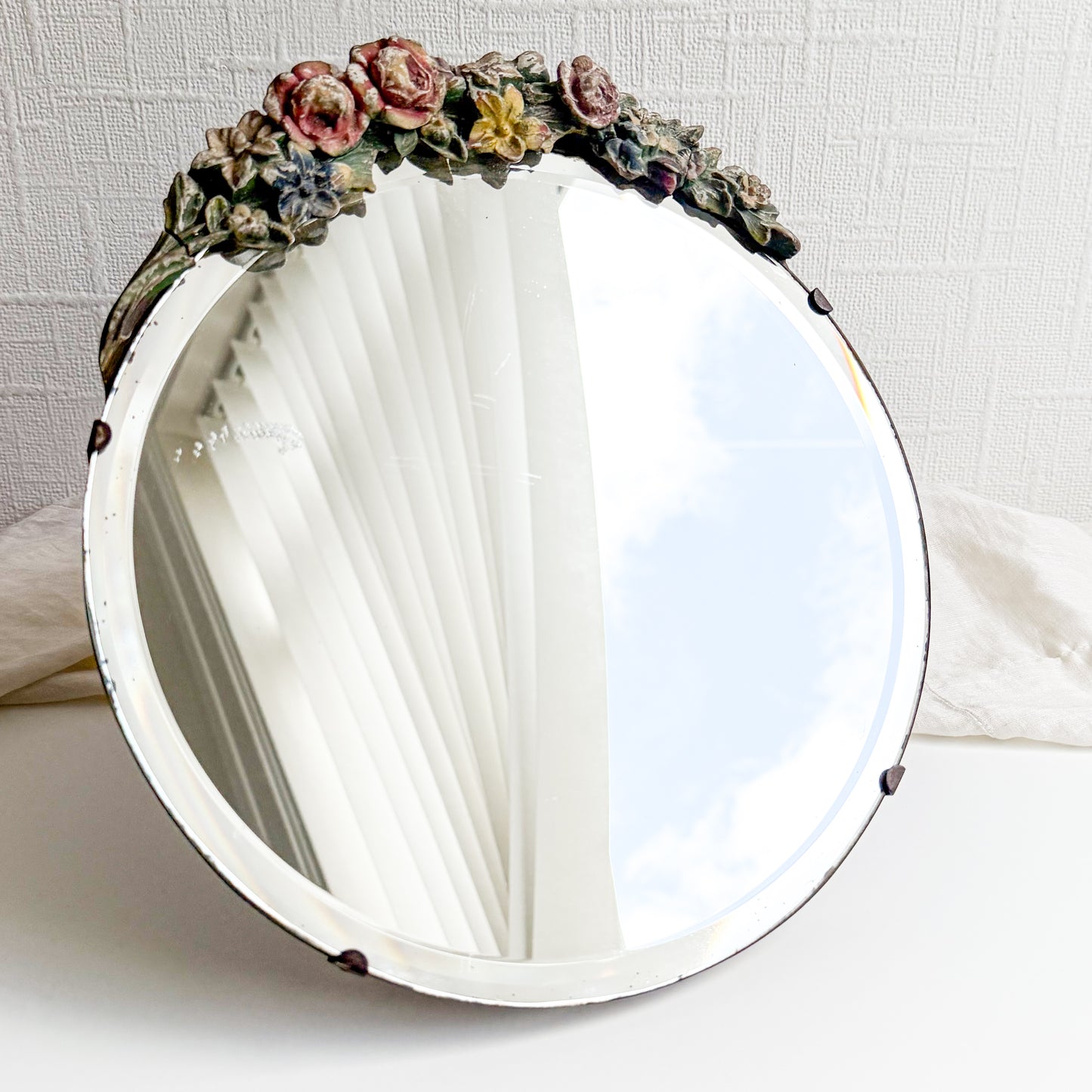 Ornate Barbola Table Mirror