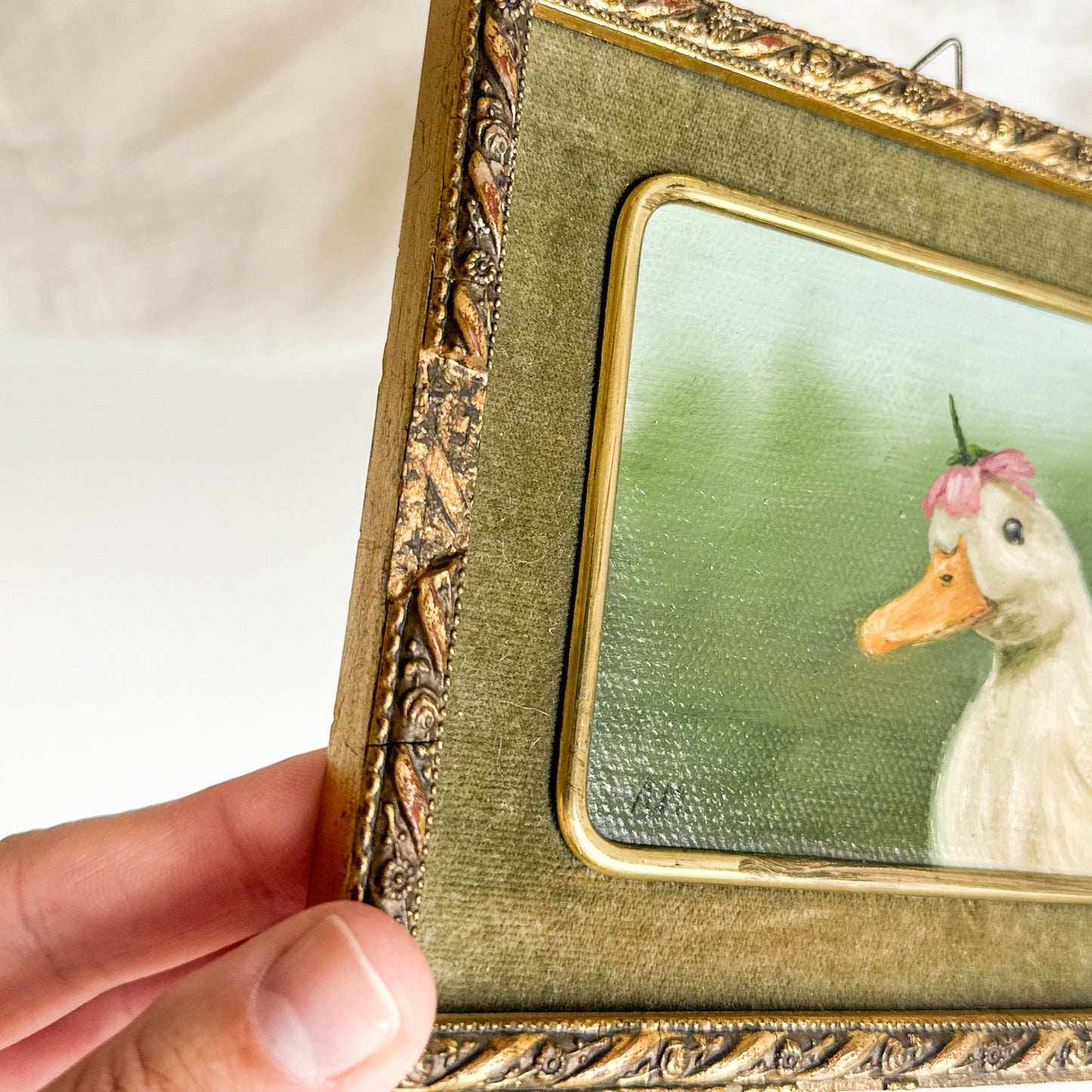 “Sunday Hat” - Original Oil Painting