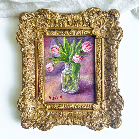 “Tuesday Flowers” - Original Oil Painting