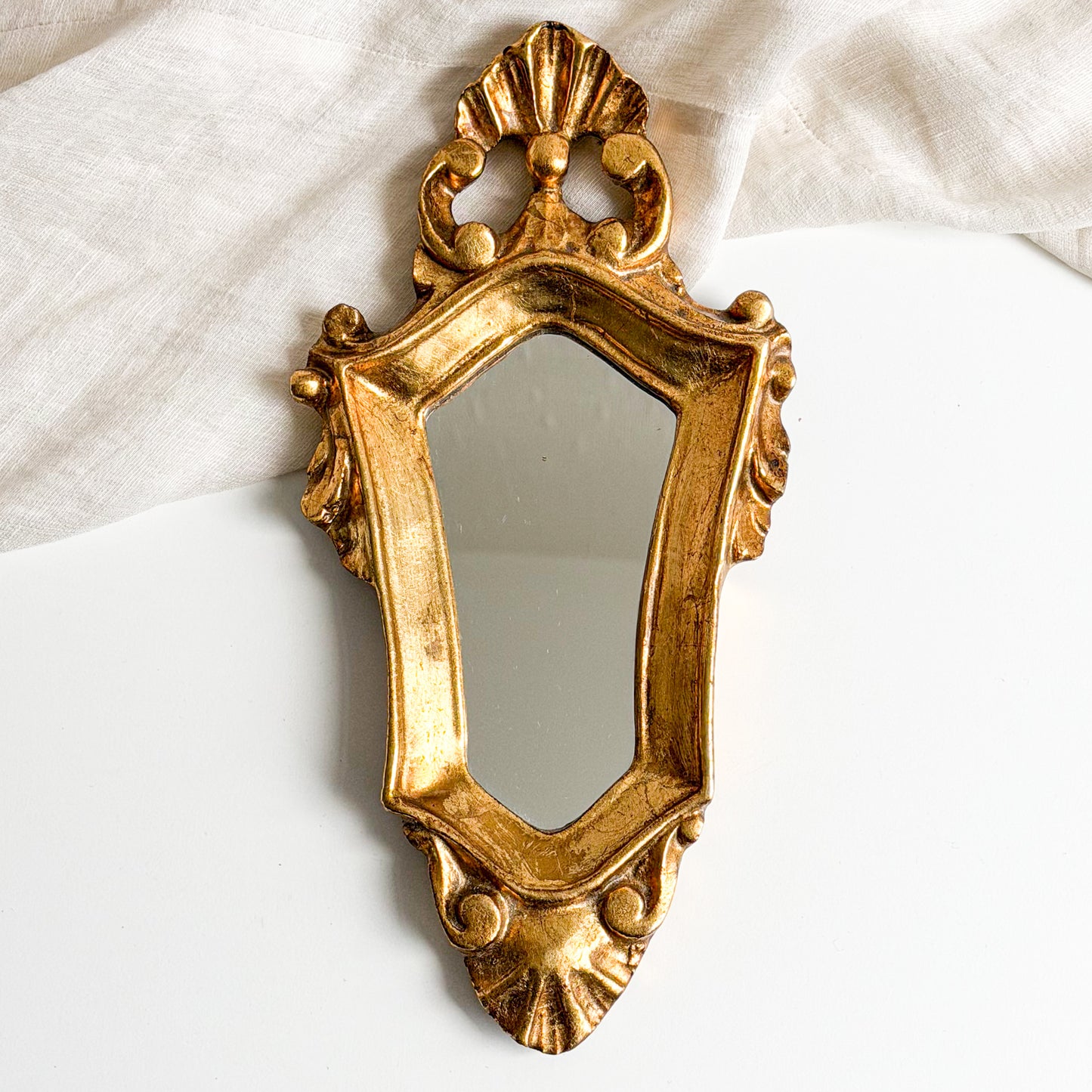 Small Italian Florentine Mirror