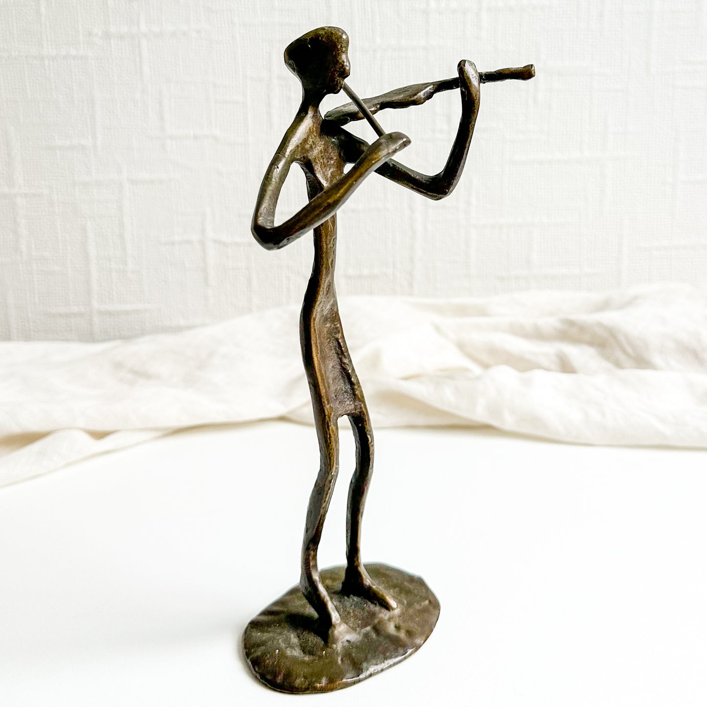 Violinist Bronze Statue