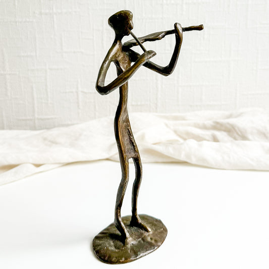 Violinist Bronze Statue