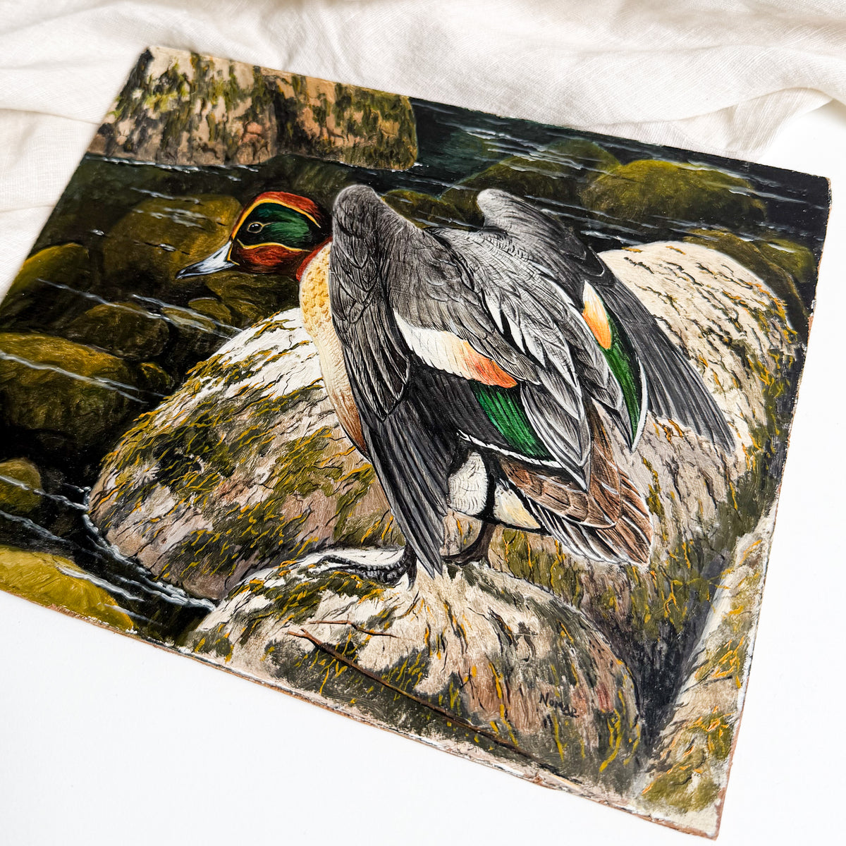 Unframed Duck Painting